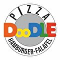 Doodle pizza &hamburger&falafel